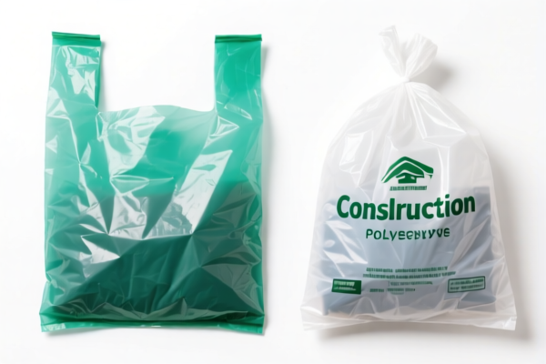 Construction Polyethylene Bags