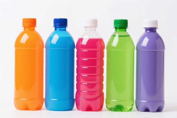 Plastic Colored Bottles