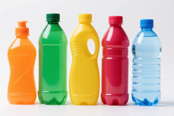 Plastic Colored Bottles