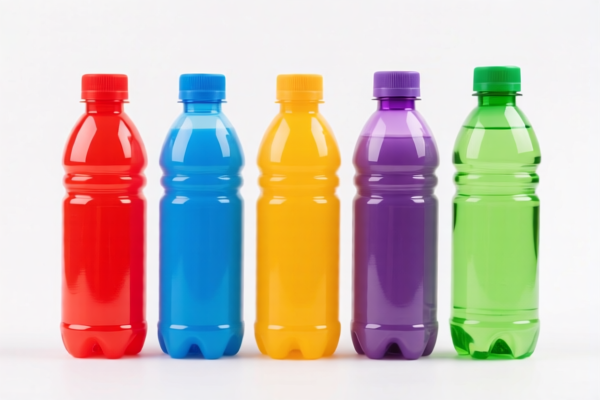 Plastic Colored Bottles