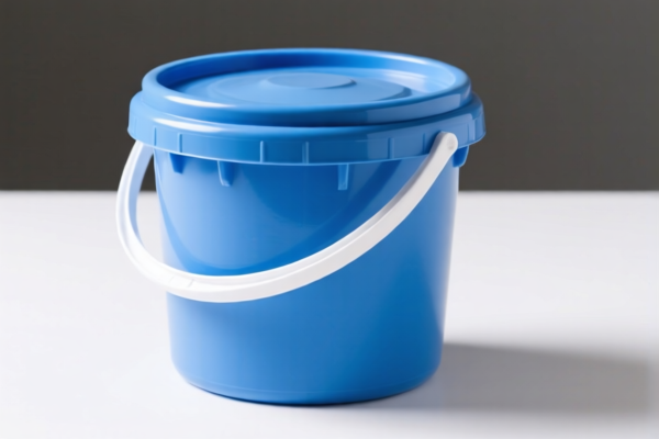 Plastic Bucket with Lid