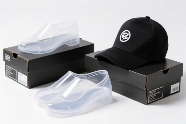 Plastic Shoes and Hats Packaging Boxes