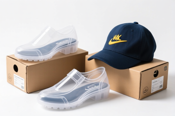 Plastic Shoes and Hats Packaging Boxes