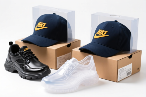 Plastic Shoes and Hats Packaging Boxes