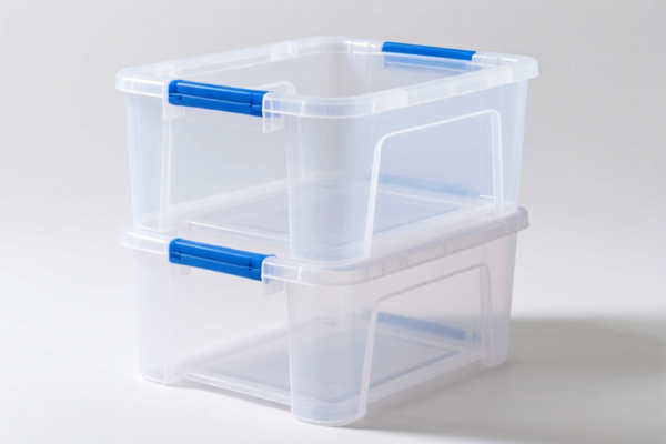Image for Plastic Stackable Storage Boxes