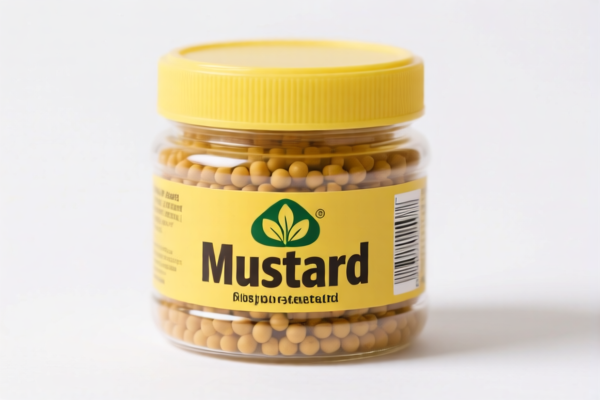 Plastic Mustard Jar