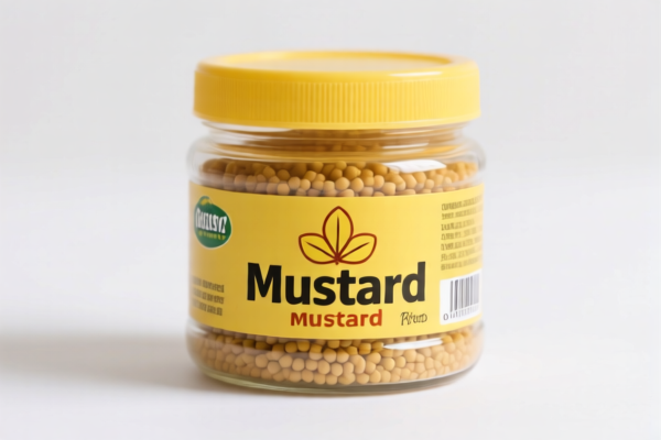 Plastic Mustard Jar