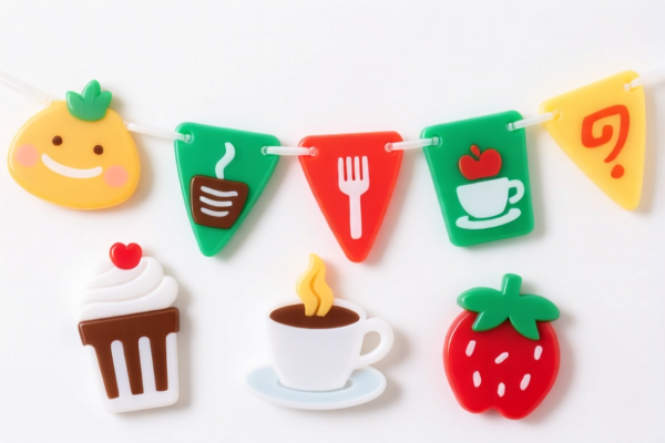 Plastic Cafe Decorations