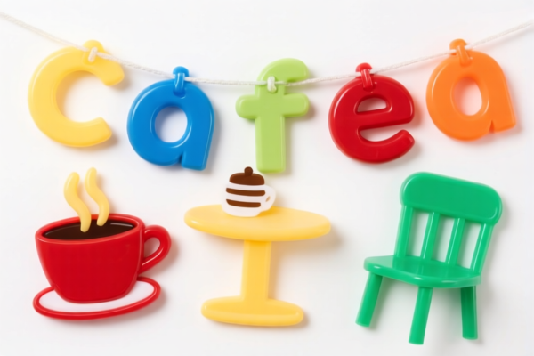 Plastic Cafe Decorations