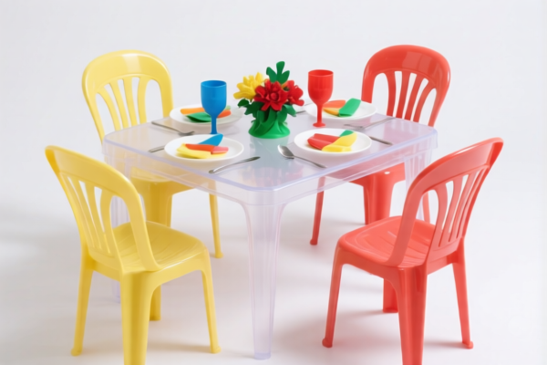 Image for plastic table arrangement