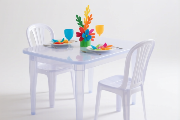 Image for plastic table arrangement