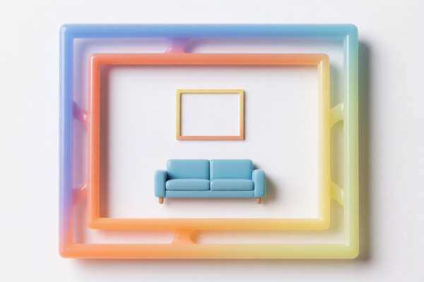 Plastic Living Room Frame