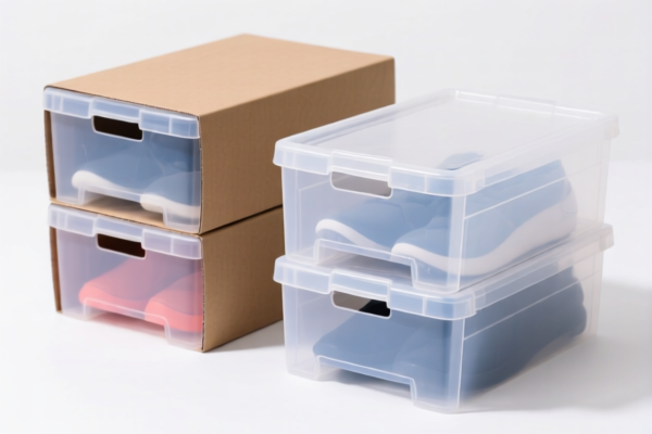 Image for Plastic Shoes and Hats Packaging Boxes