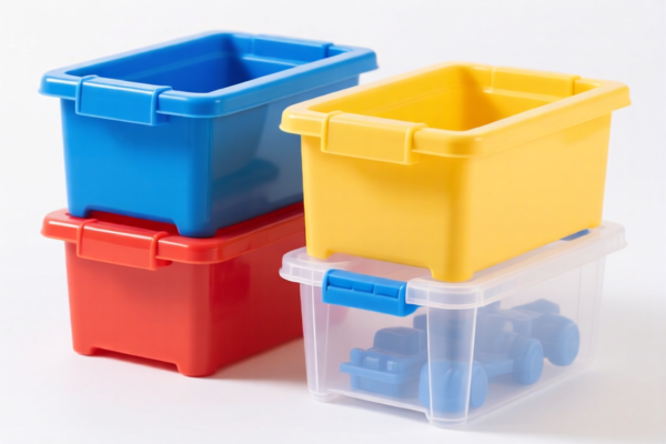 Image for Plastic Toy Storage Boxes