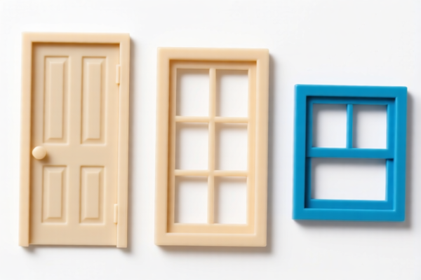 Image for Plastic doors and windows for building