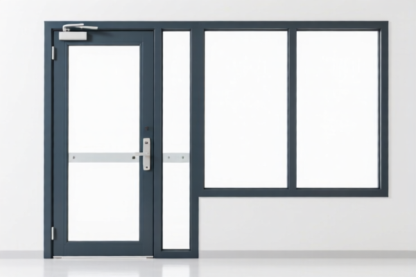 Plastic commercial doors and windows