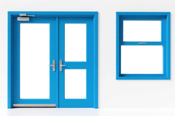 Plastic commercial doors and windows