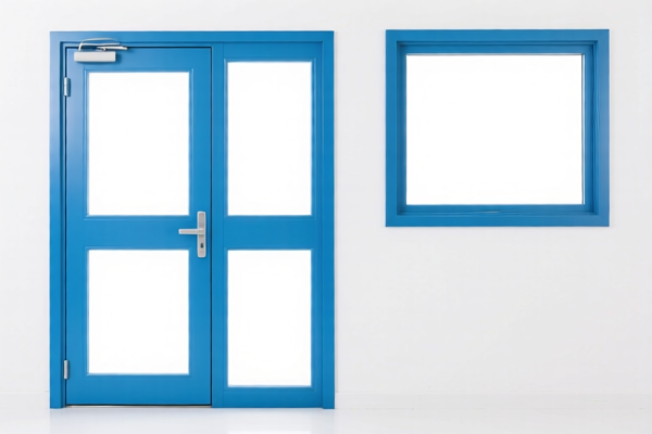Plastic commercial doors and windows