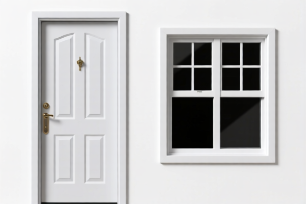 Plastic residential doors and windows