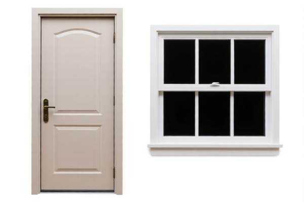 Plastic residential doors and windows