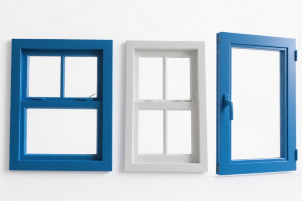 Plastic windows and window frames
