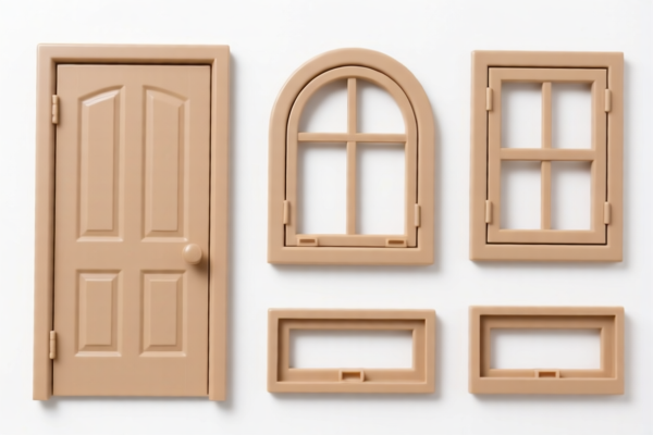 Image for Plastic Builder's Ware Door and Window Sets
