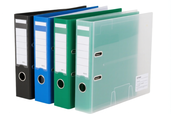 A4 Plastic File Folders