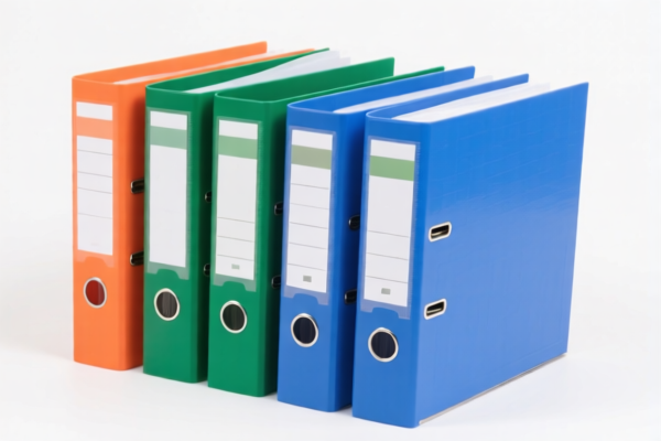 Plastic File Folders