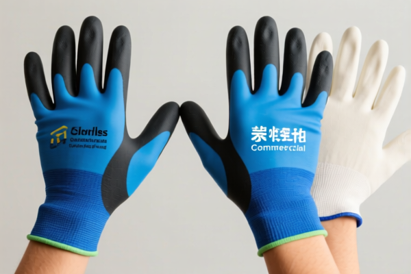 Seamless Commercial Gloves of Other Materials