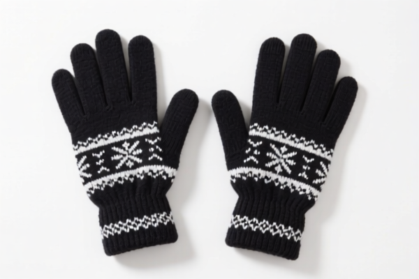 Seamless Winter Gloves of Other Materials