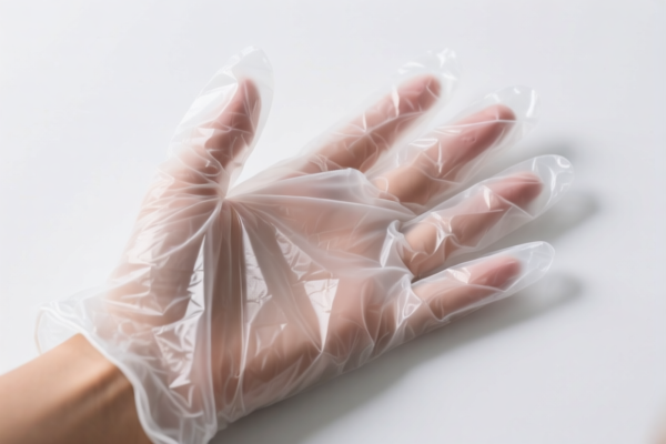 Disposable Food Processing Plastic Gloves