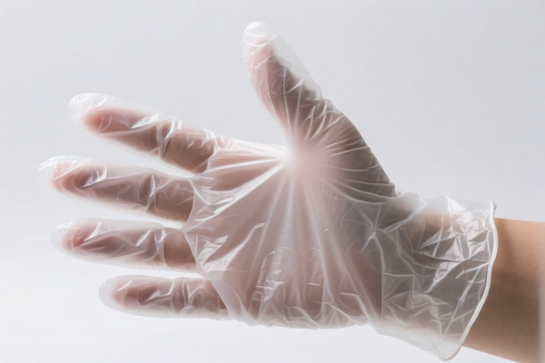 Disposable Food Processing Plastic Gloves