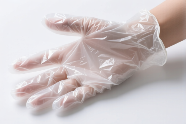Disposable Food Processing Plastic Gloves
