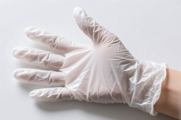 Disposable Powdered Plastic Gloves