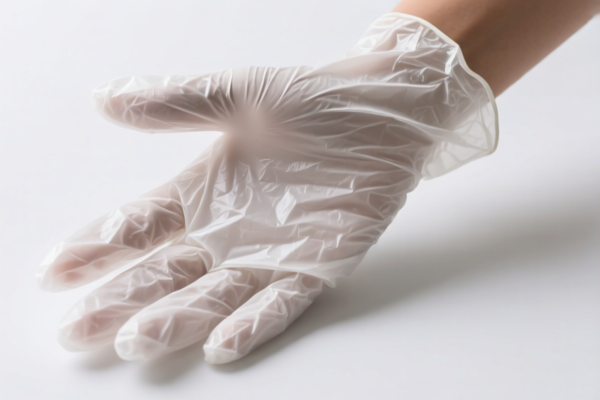 Disposable Powdered Plastic Gloves
