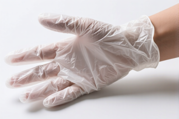 Disposable Powdered Plastic Gloves