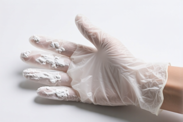 Disposable Powdered Plastic Gloves