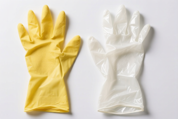 Image for Plastic cleaning gloves