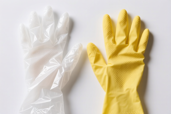 Image for Plastic cleaning gloves