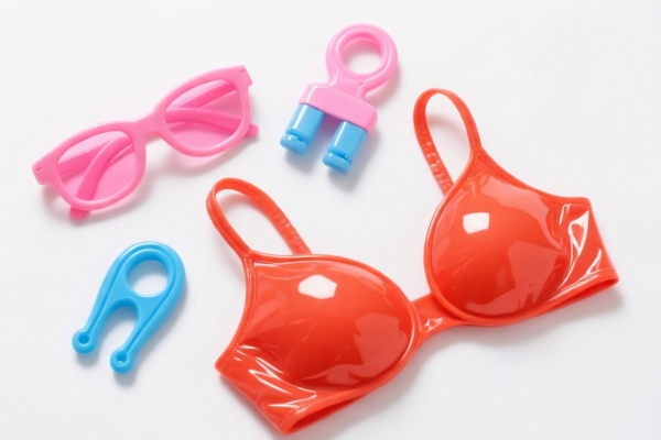 Plastic clothing accessories
