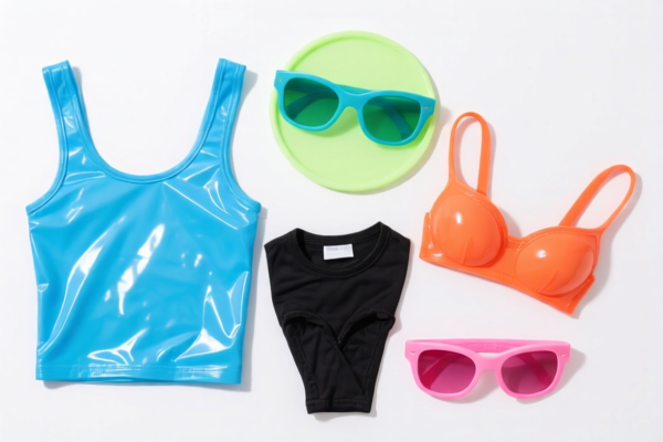Plastic clothing accessories