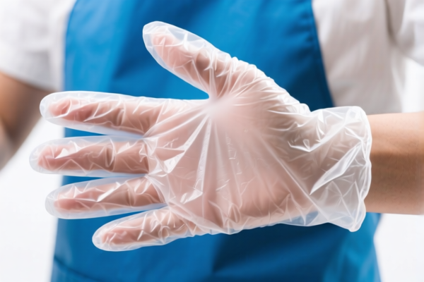 Plastic gloves (food processing)