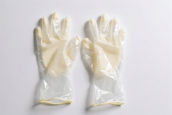 Image for Plastic waterproof gloves
