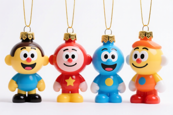 Plastic Cartoon Character Ornaments