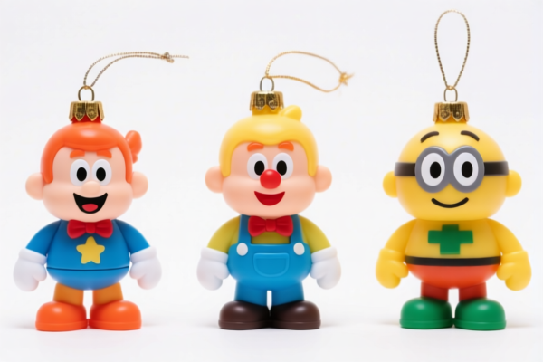 Plastic Cartoon Character Ornaments
