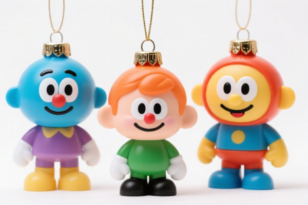 Plastic Cartoon Character Ornaments