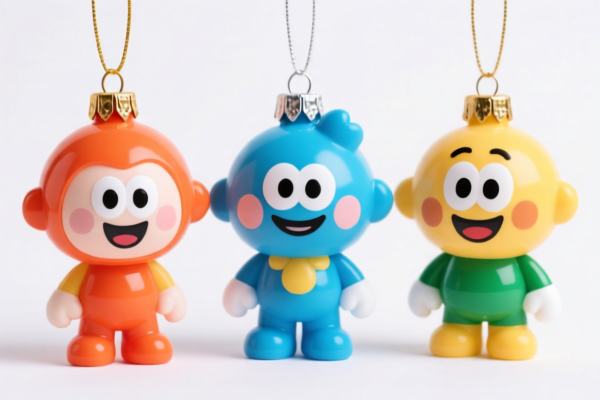 Plastic Cartoon Character Ornaments