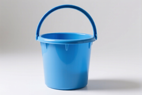 Plastic Bucket with Handle