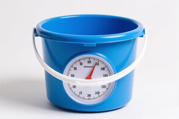 Plastic Bucket with Scale
