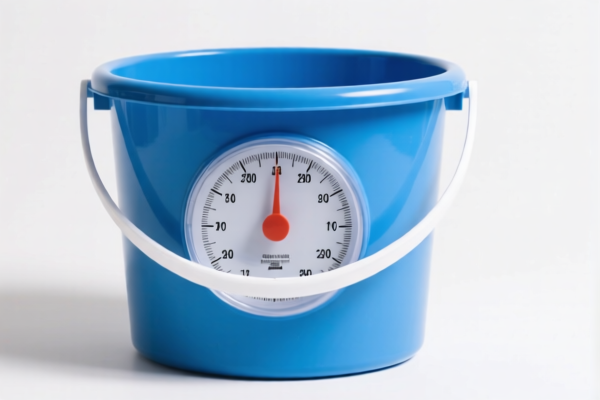 Plastic Bucket with Scale
